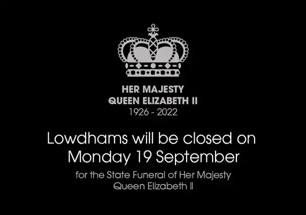 Closure for State Funeral of Her Majesty Queen Elizabeth 11