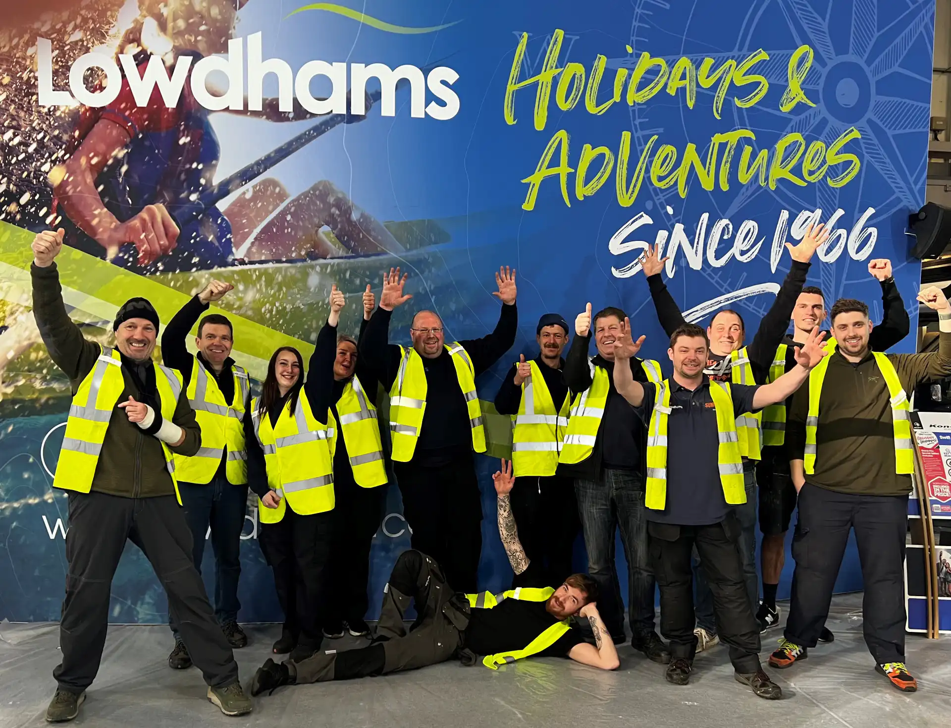 A huge thank you to the Lowdhams NEC set up team