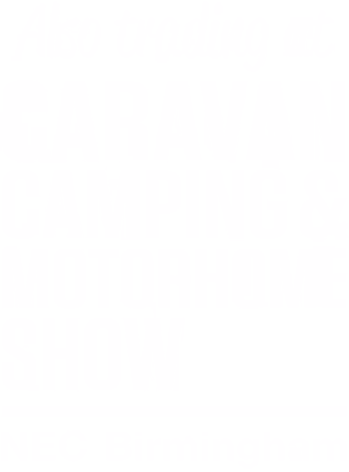 'Also trading at caravan camping & motorhome show' awarded by NEC Birmingham