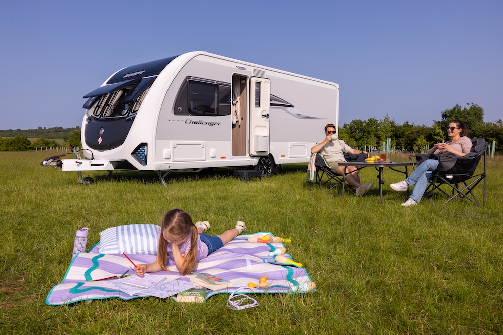 2026 Swift Challenger Lifestyle Family On Grass Resized