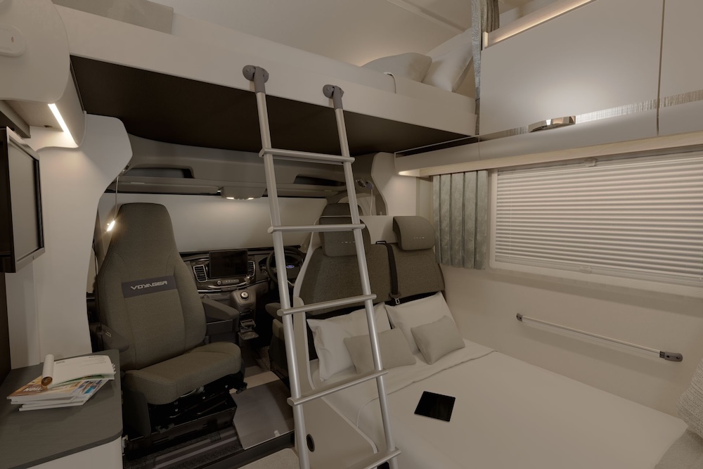 2026 Voyager 475 Front Lounge Night Time Resized
