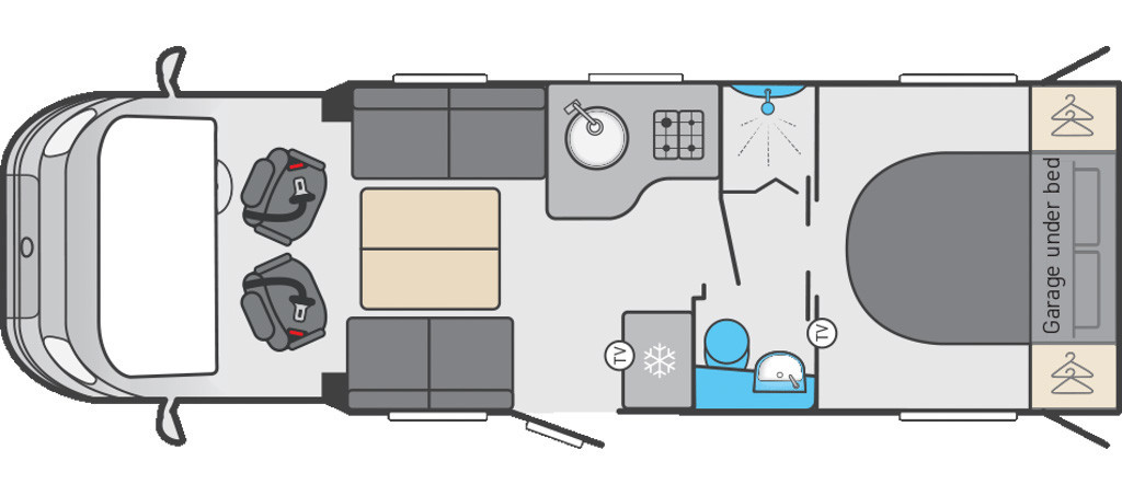 2592025 Voyager 594 Day Lounge