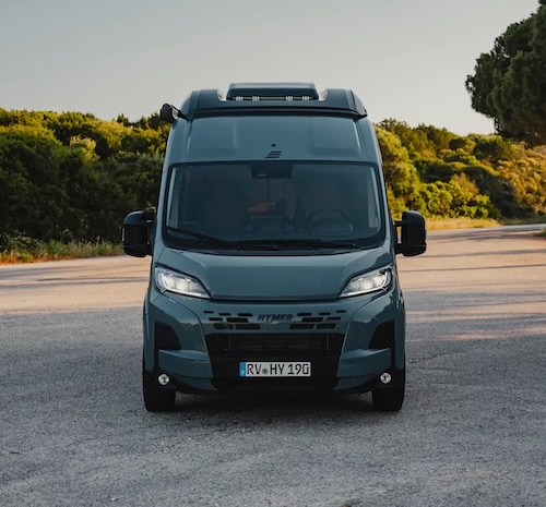 Hymer Redwood Superior Driving Front