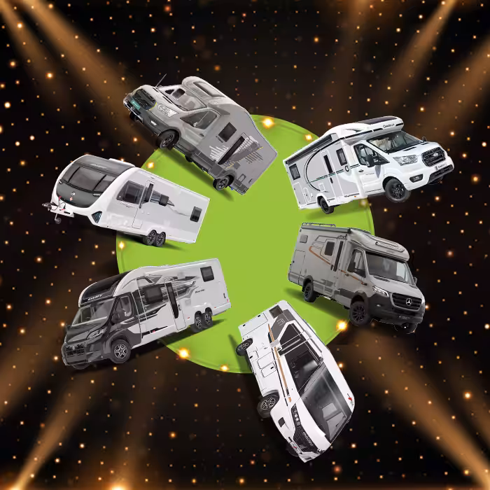 The best award-winning motorhomes, campervans and caravans for 2026!