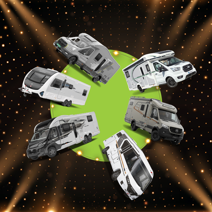 Award winning motorhomes, campervans and caravans