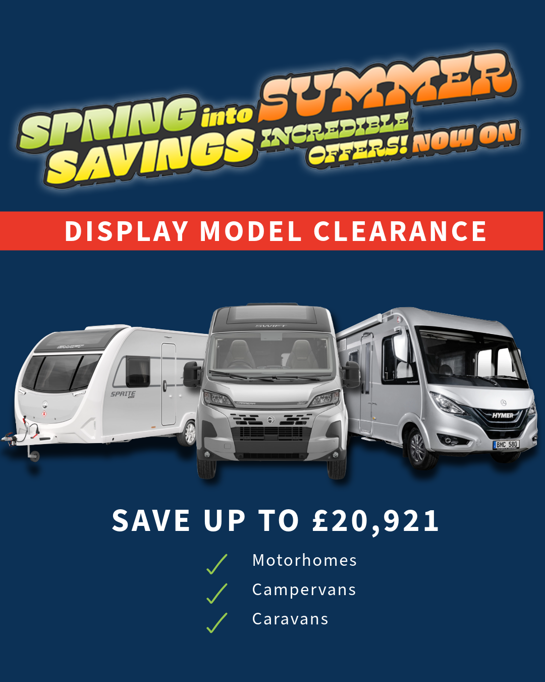 Display Model Clearance - Now On!